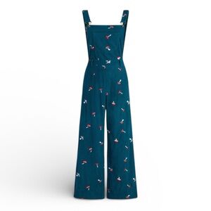 Cider Teal Jumpsuit with Floral Print